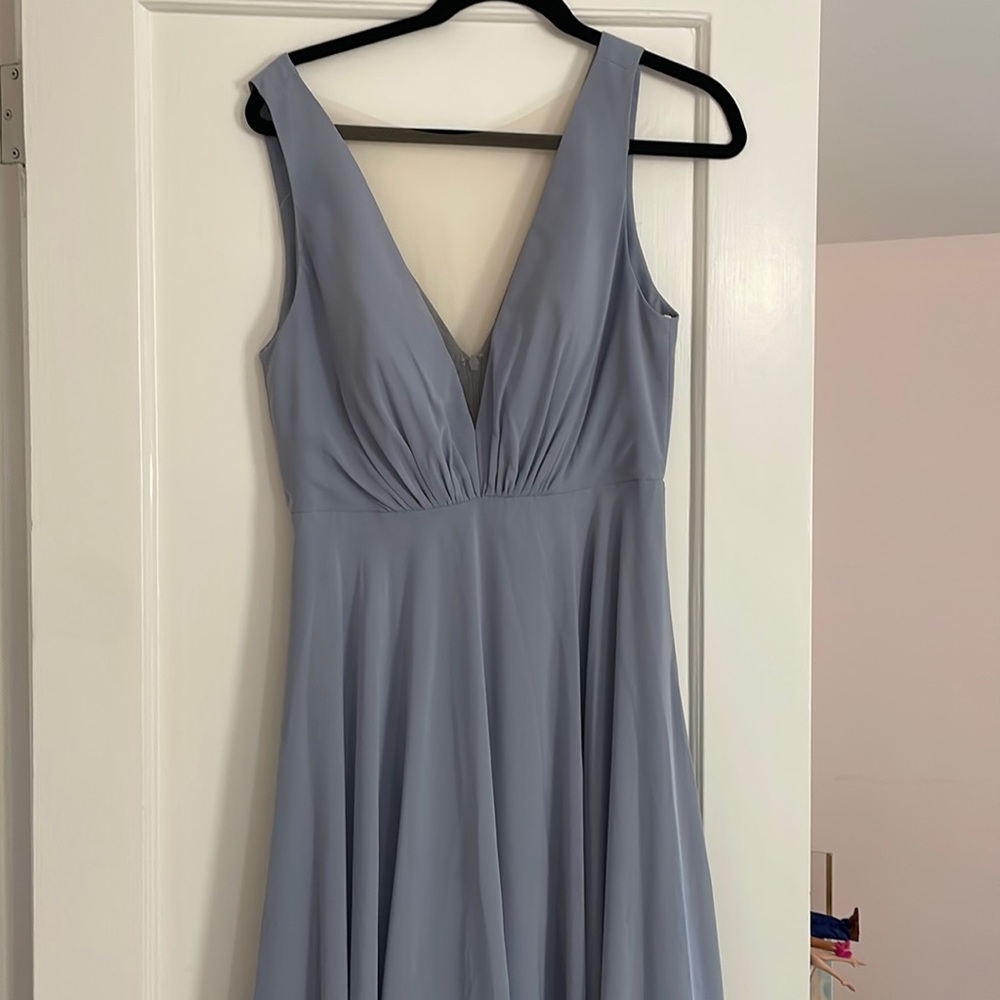 Jenny Yoo Collection size 8 dress light blue worn once